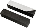 Musiclily Pro 80x18x15mm Bass Pickup Height Foam Self-Adhesive EVA Foam Anti-Vibration Foam for Jazz Bass Pickup, Black (Set of 10)