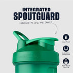 BlenderBottle Classic V2 Shaker Bottle Perfect for Protein Shakes and Pre Workout, 20-Ounce, Emerald Green