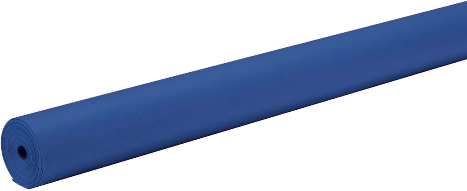 Rainbow Duo-Finish Kraft Paper Roll, 40 lb, 48 Inches x 200 Feet, Dark Blue