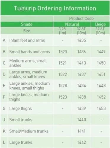 Tubi Grip Natural Size E Tubular Bandage, 8.75cm x 10M, Elasticated Cotton Support Bandage, 10.9 Yards