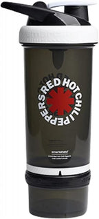 Smartshake Revive Red Hot Chili Peppers Protein Shaker Bottle With Storage – 750ml Protein Shake Bottles Red Hot Chili Peppers Merchandise Gift Shaker Cup, Guitar Gifts for Men, Rock Band Collection