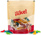 Gummy Sharks Candy Mix | 1 Pound Bag | Assorted Fruit Flavors Shark Gummies | Chewy Gummy Fish for Parties and Candy Buffets | Blue Raspberry, Lime, Lemon, Cherry
