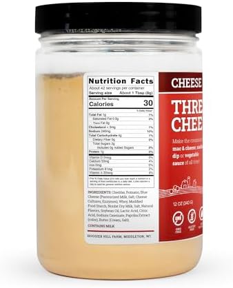 Hoosier Hill Farm Three Cheese Sauce Mix, 12oz (Pack of 1)