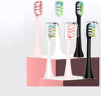 4/10/12 Pcs Replacement Brush Heads for SOOCAS X3 X1 X5 SOOCARE Electric Toothbrush Dupont Bristle Sealed Packed (4 Black) (10white)