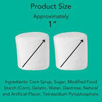 Candy With A Twist - Individually Wrapped Marshmallows - 1 inch (2 per package) x 24 Packages = 48 Total Marshmallows - Perfect for DIY S'mores, Wedding Party Favors, & Hot Chocolate - Round