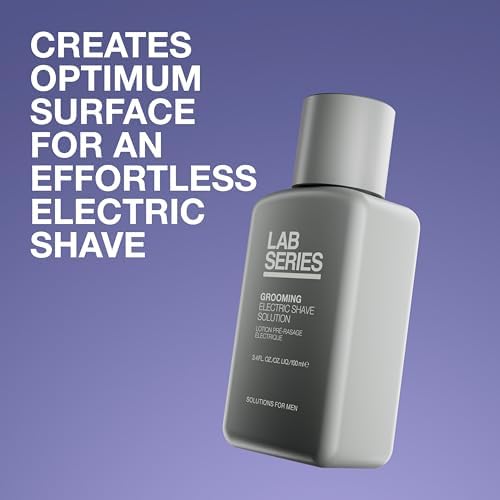 Lab Series Men's Grooming Effortless Pre-Electric Shave Solution - Cools & Refreshes Skin - Skin Care for Men, 3.4 Fl Oz