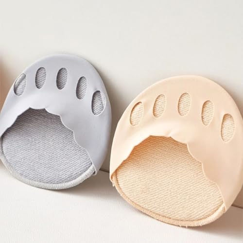 3 Pairs Honeycomb Fabric Forefoot Pads Invisible High Heels Forefoot Cushion Pads, Reusable Foot Pads for Women Prevention Pain Relieving Foot Fatigue