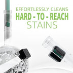 Chubbs Scrubb Duo Magnetic Glass Cleaner Kit - Mini Magnet Scrubber for Hard-to-Reach Stains on Glass, Ceramic & Metal