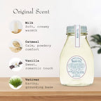 Barr-Co. Original Scent Bubble Bath Elixir, Vanilla Coconut Bath Soap with Oatmeal and Vetiver, Relaxing Bath Products for Women & Men, Natural Bath Soak, 16 fl oz
