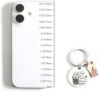 Bubble Tea Keychain for Girls Boba Milk Tea Keychains for Boba Lovers Teen Girl Gift Idea