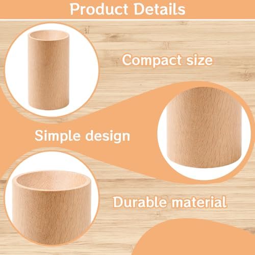 8Pcs Passive Diffuser, Wood Diffuser for Essential Oils, Car Oil Diffuser Suitable for Home and Office Spaces