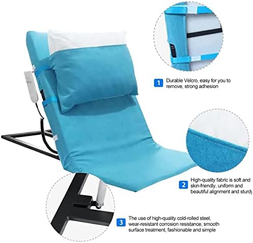Adjustable Electric Backrest Lifter - Portable Medical Pillow for Neck, Head & Lumbar Support - Ergonomic Bed Backrest for Ultimate Comfort and Relief