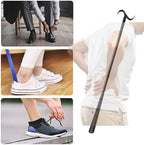Sock Aid Device for Seniors Sock Helper Easy on Easy Off, Dressing Stick with Shoe Horn Sock Removal Tool, Dressing Aids for Shoes, Socks, Shirts and Pants