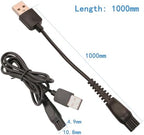 USB C Power Cord Replacement Charger USB Adapter Compatible with a Variety of Electric Hair Clippers, Beard Trimmers, Shavers, Desk Lamps,Purifiers, HQ8505 Charging Cable