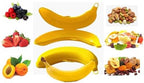 Banana Keeper On The Go Outdoor Travel Case BPA-Free Fruit Protector Portable Banana Holder Cute Carrier Storage Box 2 Pack Yellow (Banana Keeper)