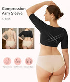 LODAY Arm Compression Sleeves for Women Lipo Upper Arm Shaper Post Surgery Slimming Arm Sleeve