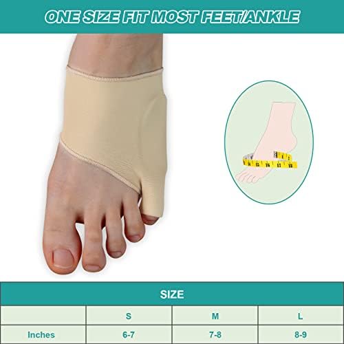 Tailor Bunion Corrector Pads for Pinky Toe Relief, Little Toe Separator, Overlapping, Soft Silicone Gel Bunion Pad with Anti-Slip (L)