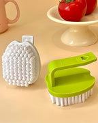 Vegetable Scrubber Brush- 2 Pack Fruit and Vegetable Brushes,Vegetable Brush Scrubber for Food,Veggie Wash Brush with Stiff Bristles Vegetable Cleaner Brush for Fruits,Potatoes,Carrots & More