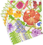 Caspari Floral Trellis Luncheon Napkins - 20 Per Package