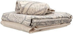 ForPro Premium Designer Microfiber 3-Piece Massage Sheet Set, Island Tranquility, Stain and Wrinkle-Resistant, Includes Massage Flat Sheet, Fitted Sheet and Face Rest Cover, Natural, 36" x 77" x 7"