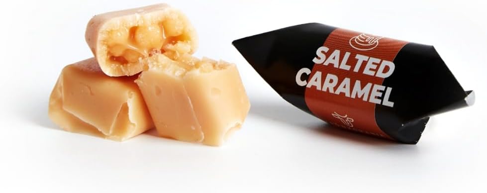 Mr Fudgesto - Traditional Fudge Candy - Salted Caramel Flavor - Confectionery Treat - Sweets Box - Suitable for Gifting - 31.7 oz (900 g)