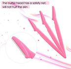 FEPITO 39 Pcs Eyebrow Razor Shaper Shavers Trimmers for Women and Men Face Hair Removers Multipurpose Exfoliating Face Razor