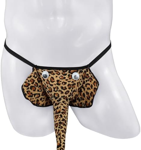 Mens Sexy Underwear, G-String lingerie for men, Soft and Breathable Male Jockstrap, Pouch Briefs Funny Thongs