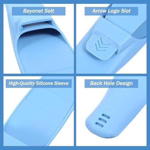 2pcs Razor Travel Case,Silicone Travel Razor Case, Waterproof & Anti-Scratch Razors Cover, With Waterproof and Breathable Bottom Holes, Fits Most Manual Shavers, Blue, Grey