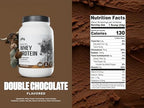 Levels Grass Fed Whey Protein Powder, No Artificials, 24G of Protein, Double Chocolate, 2LB