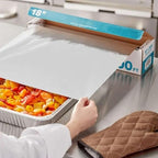Premium Standard Aluminum Foil Roll – Commercial Grade Silver Foil Wrap for Food Service, Restaurants, Catering, Baking & Home Kitchens (1 Roll) (18" x 500 Feet)
