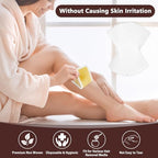 250 Pcs Large Non Woven Wax Strips for Hair Removal, 7.8''x 2.75'' Waxing Strips, Body and Facial Waxing Paper without Wax, Soft and Skin-friendly, for Face, Arms, Armpit, Chest, Back, Bikini, Leg