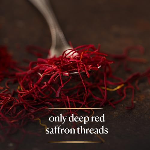 Cook’s, Premium Negin Grade Saffron Threads, Premium Dark Red Saffron Strands for Tea, Paella, Risotto, Biryani, Dessert, 2 Grams