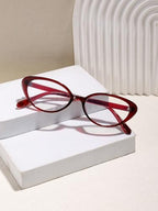 Women's Blue Light Blocking Glasses Casual Cat Eye Frame Reading Glasses For Everyday Use And Travel Accessories