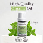 Pranarom - Oregano Essential Oil (5ml) - 100% Pure Natural Therapeutic Grade Essential Oil for Diffusing and Cleaning | USDA and ECOCERT Certified Organic