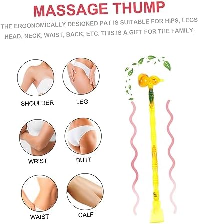 Handheld Massage Hammer Portable Pat Relaxing Massager Reflexology for Full Body Pressure Relief Present