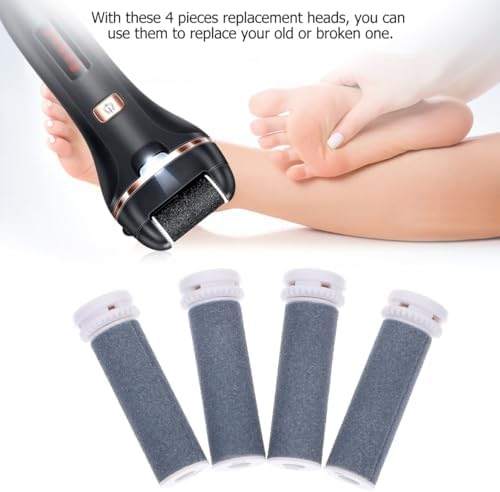 Hemoton 8-Pack Coarse Replacement Roller Heads for Electric Foot File Pedicure Tool Durable Grinding Tool Replacement Heads for Thick Callus Removal and Smooth Feet
