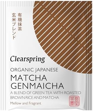 CLEARSPRING Japanese Matcha Genmaicha Tea, 20 CT