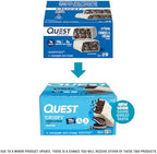 Quest Nutrition Crispy Cookies & Cream Hero Protein Bar, 18g Protein, 1g Sugar, 3g Net Carb, Gluten Free, Protein Snack, Keto Friendly, 12 Count