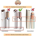 Facial Hair Remover Replacement Heads Generation 2 for Finishing Touch Flawless Facial Hair Removal Tool for women,Double Halo Painless and Smooth As Seen On TV.