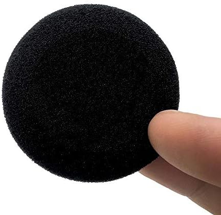 Foam Ear Pad Replacement Cushions, Headphone Earphone Headset Disposable Sponge Covers (45mm - 1.8") 5 Pairs