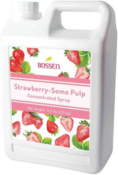 Bossen Concentrated Syrup_5.5 lb (Strawberry)