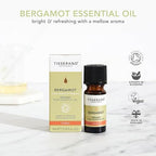 Tisserand Organic Pure Essential Oil - Diffuser Oil - Soothes Frustration and Mood Swings - Boosts Immunity, Clears Congested Skin - Bergamot - 0.3 oz