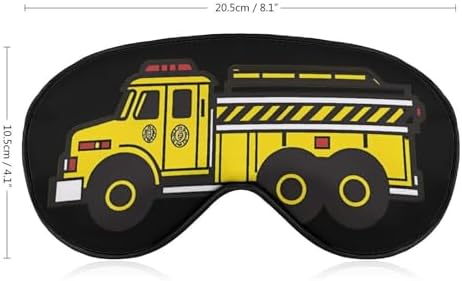 Fire Truck Soft Sleep Eye Mask Light Blocking Blindfold Night Masks for Sleeping Travel