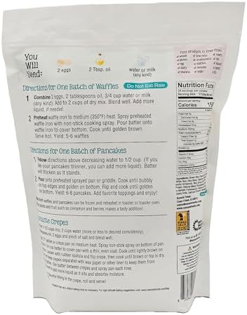 Namaste Foods Gluten Free Waffle & Pancake Mix, 48 oz