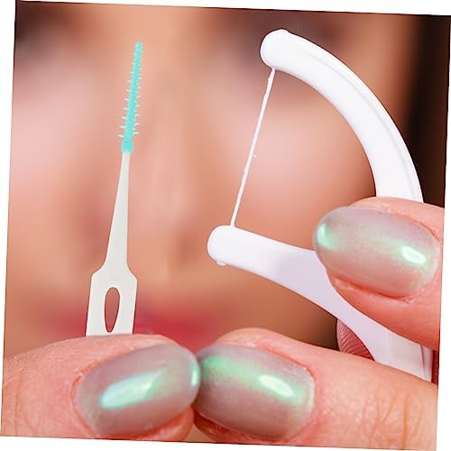 Didiseaon 240pcs Interdental Brush for Oral Care Elastic Massaging Gum Cleaners Tooth Cleaning Tool for Plaque Removal for Daily Use Box