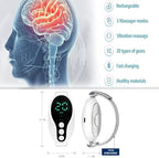 Sleep Aid Device Handheld Low Frequency Pulse of microcurrent Sleep Machine Insomnia Relief Anxiety Help Sleep (White, Standard)