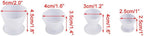 4 Pcs/Set 4 Size DENTAL LAB FLEXIBLE SILICONE DAPPEN DISH MIXING BOWL CUP
