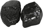 Amazing Gemstone Black Tourmaline Raw Protection Crystals and Healing Stones, Natural Rocks for Tumbling and DIY Raw Stones and Crystals (1 Piece)