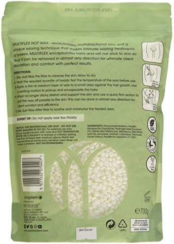 700g Just Wax Multi Flex Stripless Wax Brazilian Leg/Underarm Wax Tea Tree and Calendula