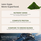 Nutrex Hawaii Pure Hawaiian Spirulina Powder - Vegan Superfood, Farm Grown, Non-GMO, Immune Support & Cellular Energy, 90 Day Supply, 9.53 Oz